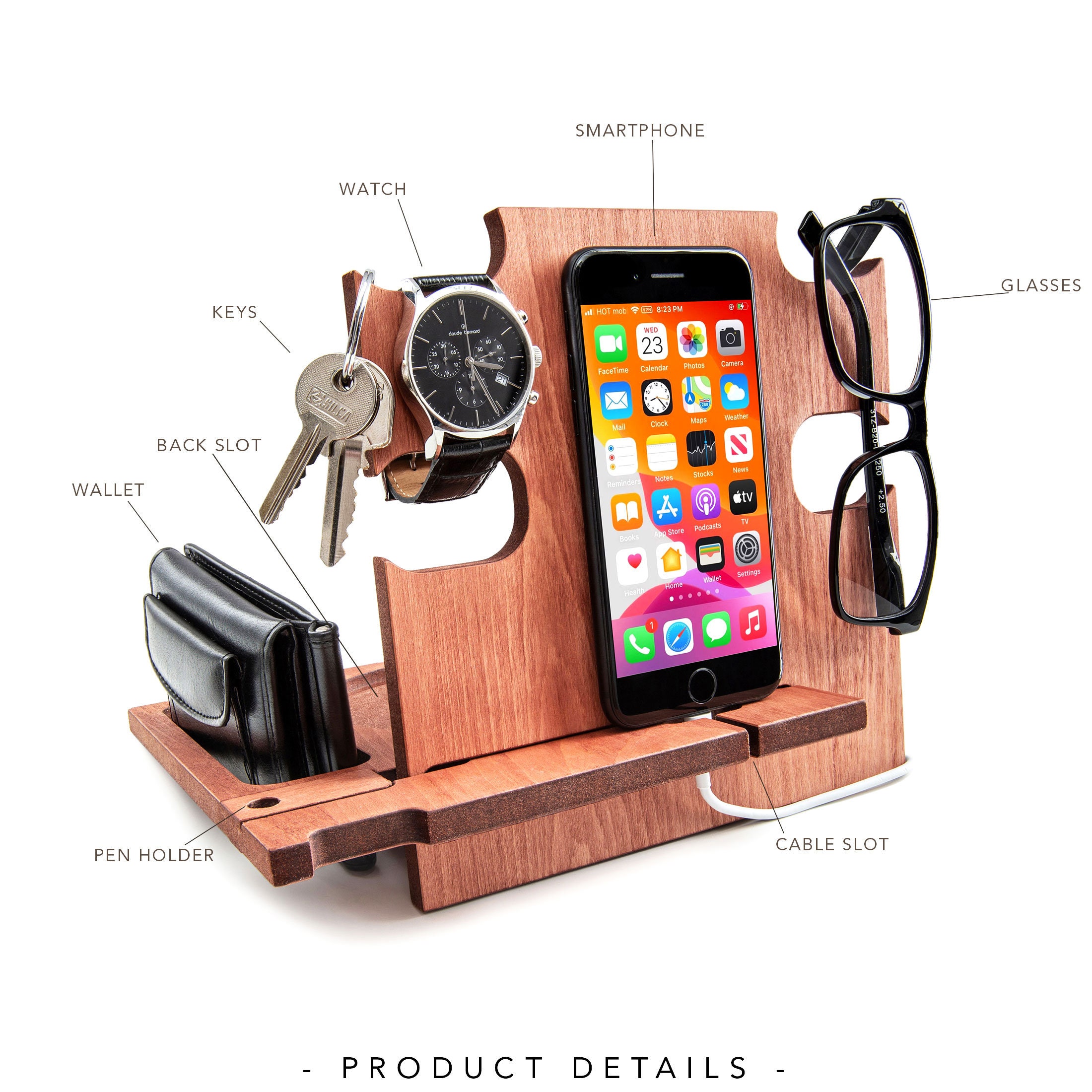 Christmas Docking Station for Husband — detail 3
