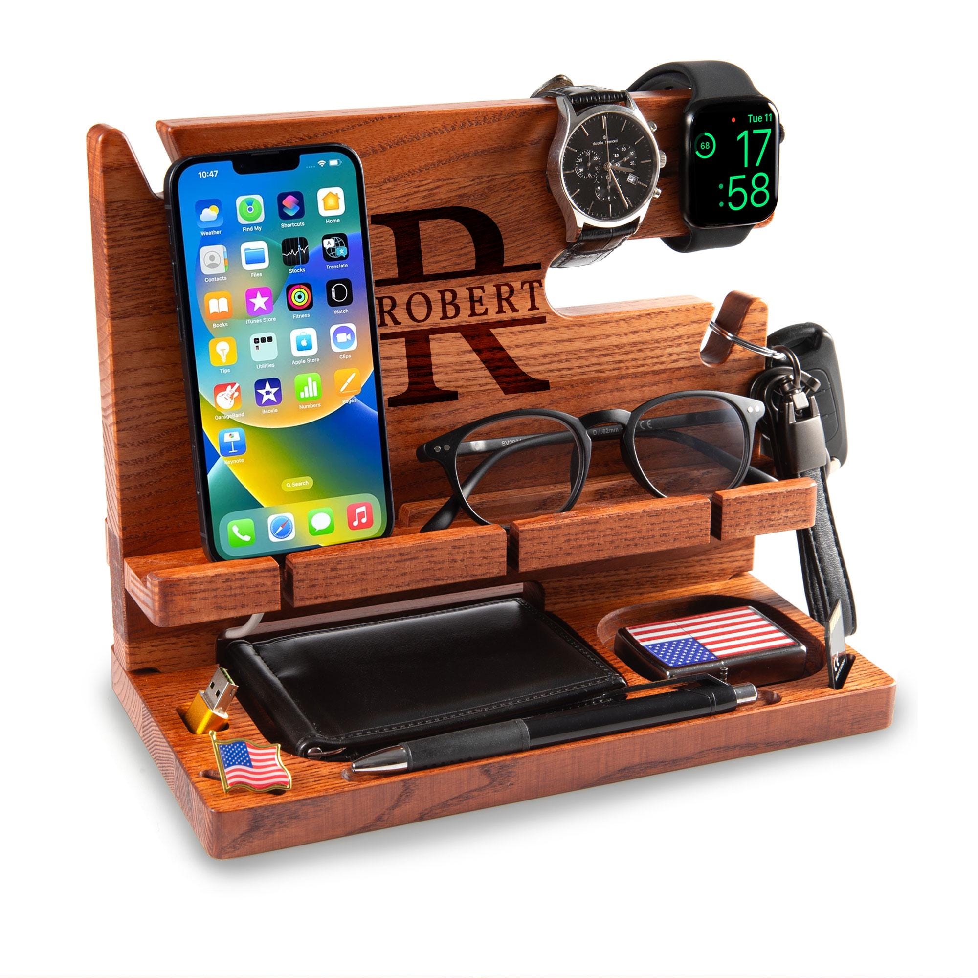 Personalised 5th Anniversary Docking Station — detail 6