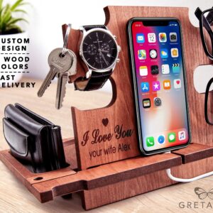 Personalised Docking Station Gift for Him — main product photograph