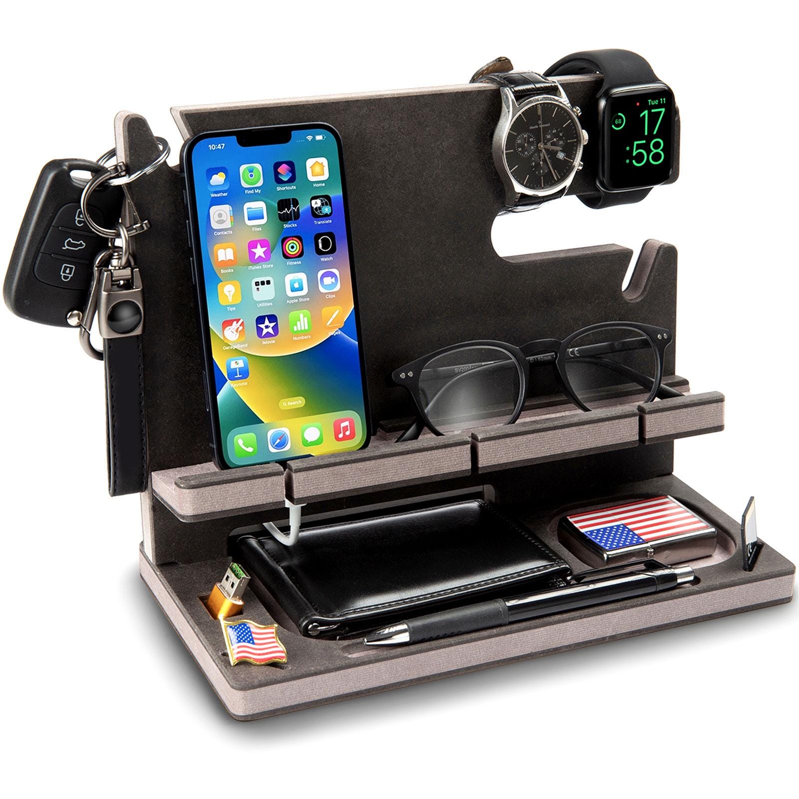 Personalised Walnut Docking Station — Classic — detail 15