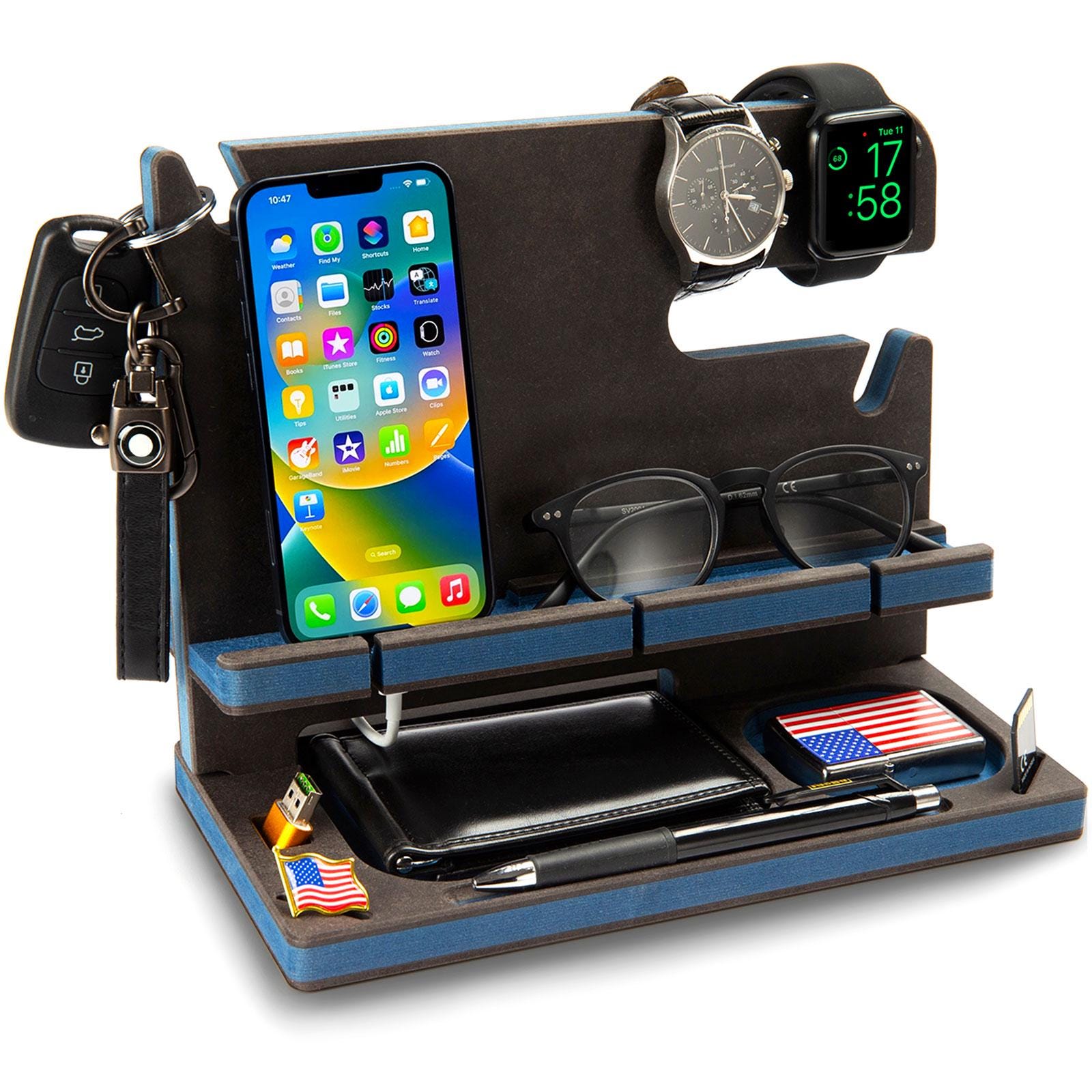 Personalised Walnut Docking Station — Classic — detail 16